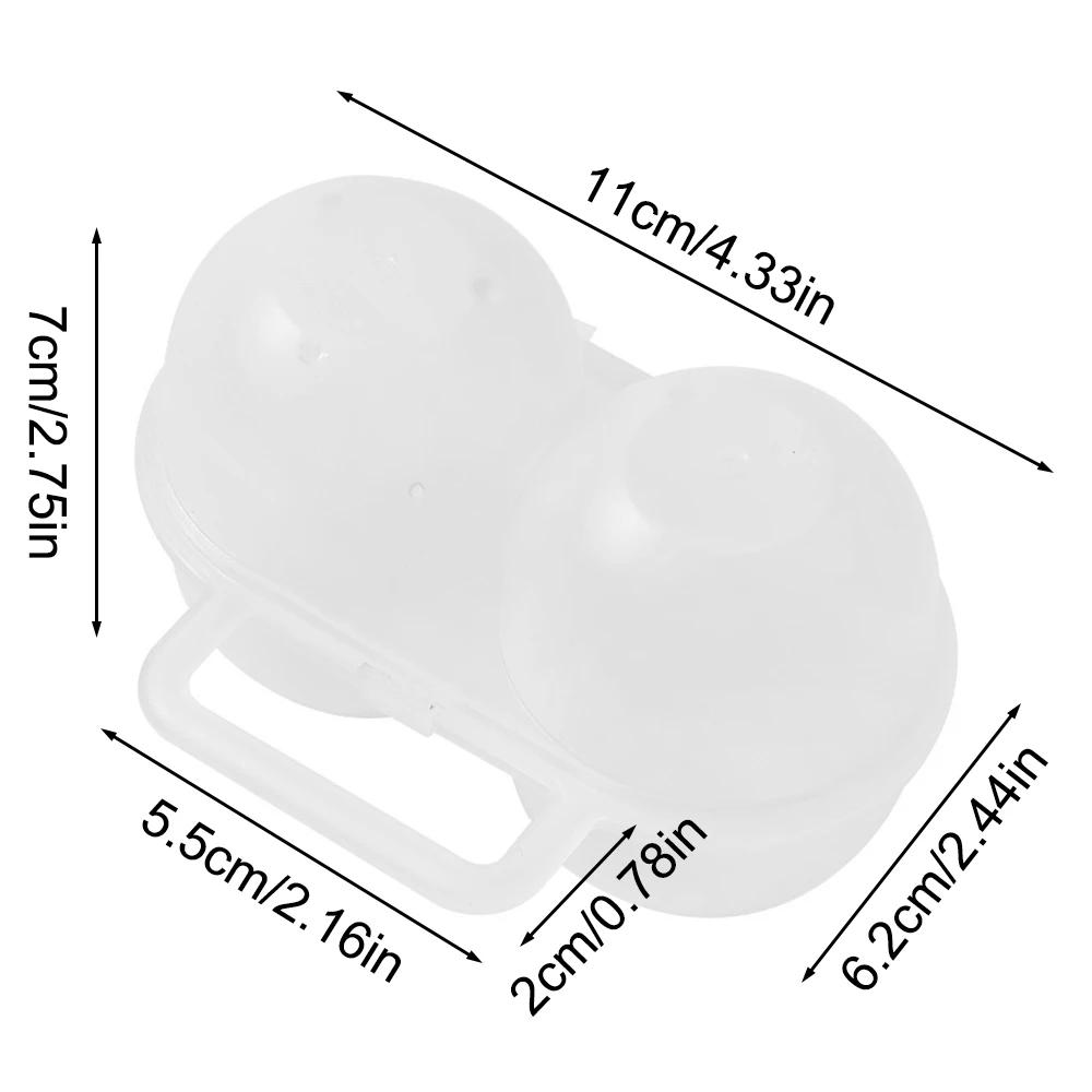 1 ks venkovní přenosná krabička na vejce, odolná proti pádu, cestovní, nárazuvzdorná, kempovací, nerozbitná miska na vejce, snídaně
