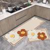 Stylish Non-Slip Kitchen Floor Mats: Dirt-Resistant, Water-Absorbing, Oil-Absorbing, Long Combination Set