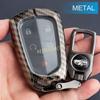 For XT4 XT5 XT6 CT6 ATS CTS CTS XTS SRX Escalade Carbon Fiber Metal Car Key Fob Case Cover Chain Ring Accessories