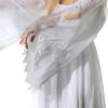 Women Gossamer Ghost Costume Gothic Victorian White Fancy Dress