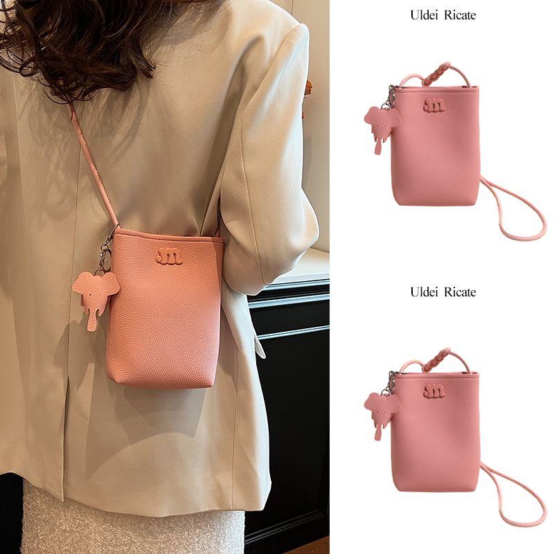 

Mobile Phone Bag Mini Small Bag Women s 2025 New Arrival Exquisite Messenger Bag Fancy Accessible Luxury Small Super Popular Pink phone bag