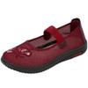 Ausgehöhlte Stoffschuhe, Damen Freizeitschuhe mit weicher Sohle, rutschfest, Einschlupfschuhe