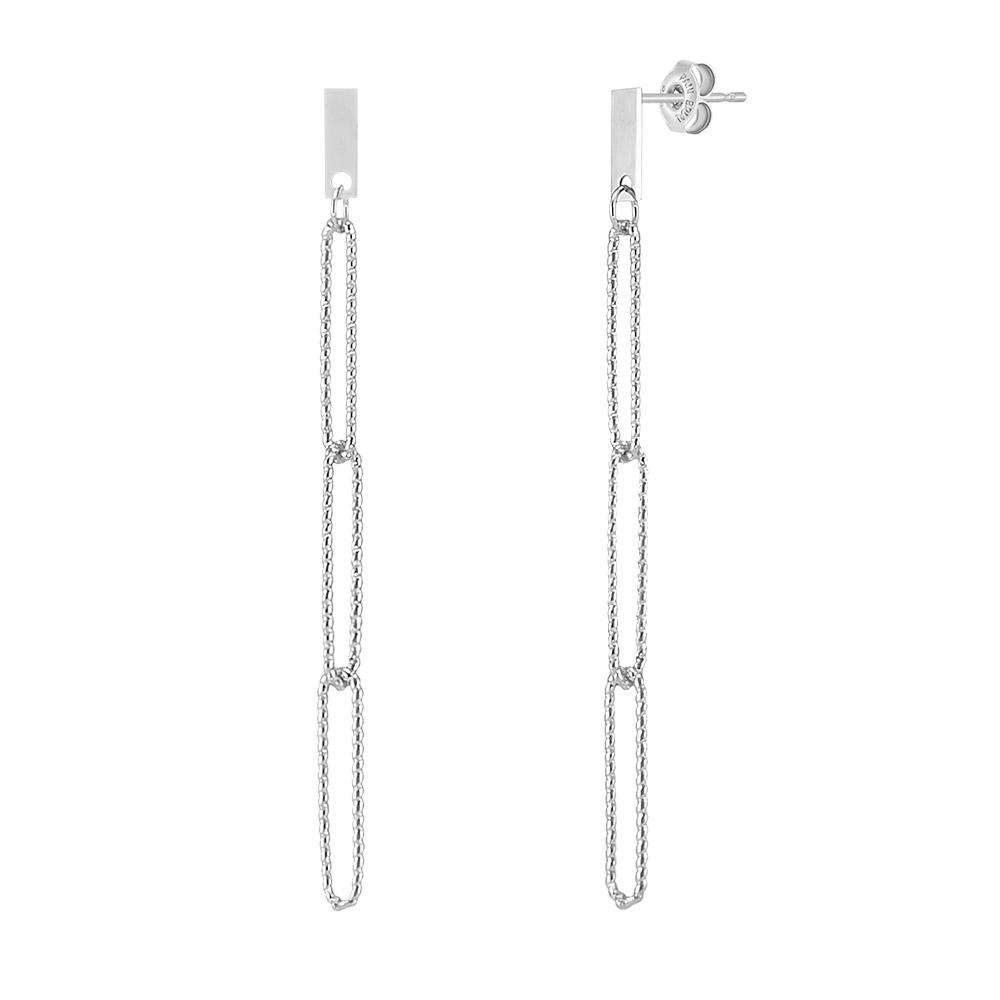 Paul Brial 3-Tier Link Earrings Pyse0127