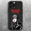 Berserk Comics Anime pro Apple iPhone 15 14 13 12 Mini 11 XS XR X 8 7 Pro Max Plus měkké silikonové černé pouzdro na telefon