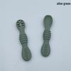 Baby Silicone Feeding Spoon Set for Training and Complementary Foods
