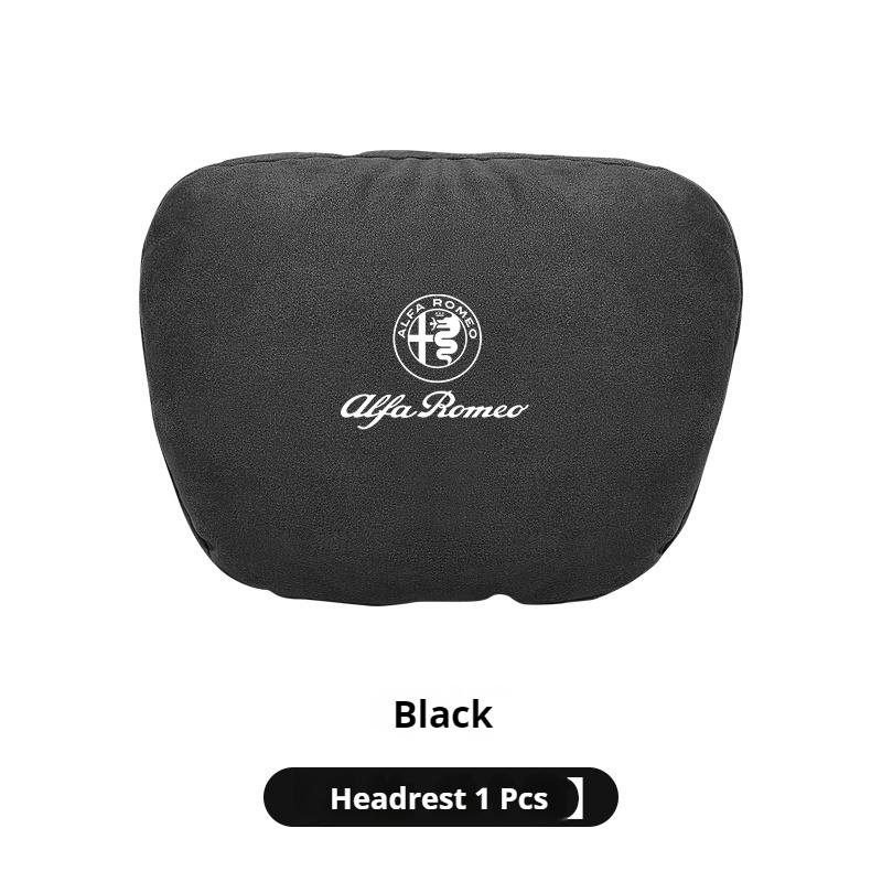 

Автомобильные наклейки Для Alfa Romeo Автомобильный замшевый подголовник Поддержка шеи Alfa Romeo Giulia Tonale Stelvio Giulietta Mito Milano 147 156 159 1