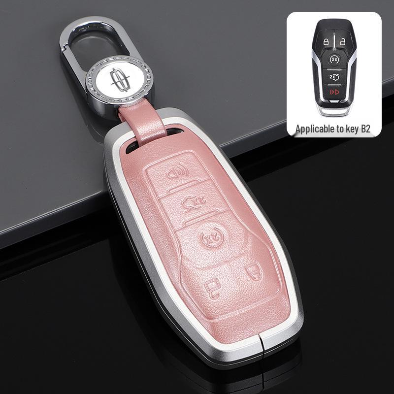 High-End Protective Key Case for 2014-2017 Lincoln MKC, MKZ, MKX Models - Unisex Design