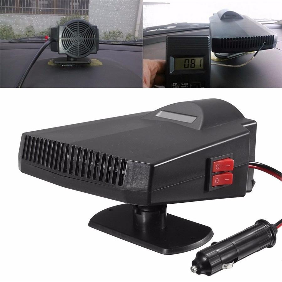 1X 12V 200W Car Heater Cooler Dryer Fan Defroster Demister Auto Overheat Protect