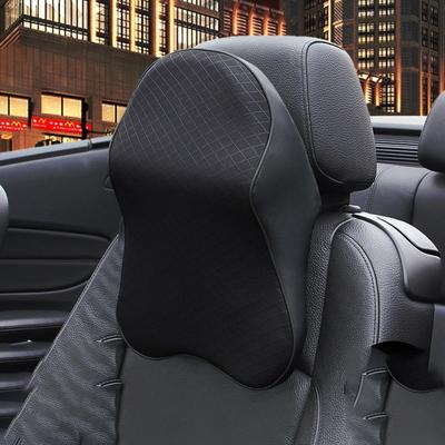 Car Neck Pillow Adjustable Head Restraint 3D Memory Foam Car Neck Support Pillow Neck Pain Relief Auto Headrest Travel Pillow Neck Support Holder Sea