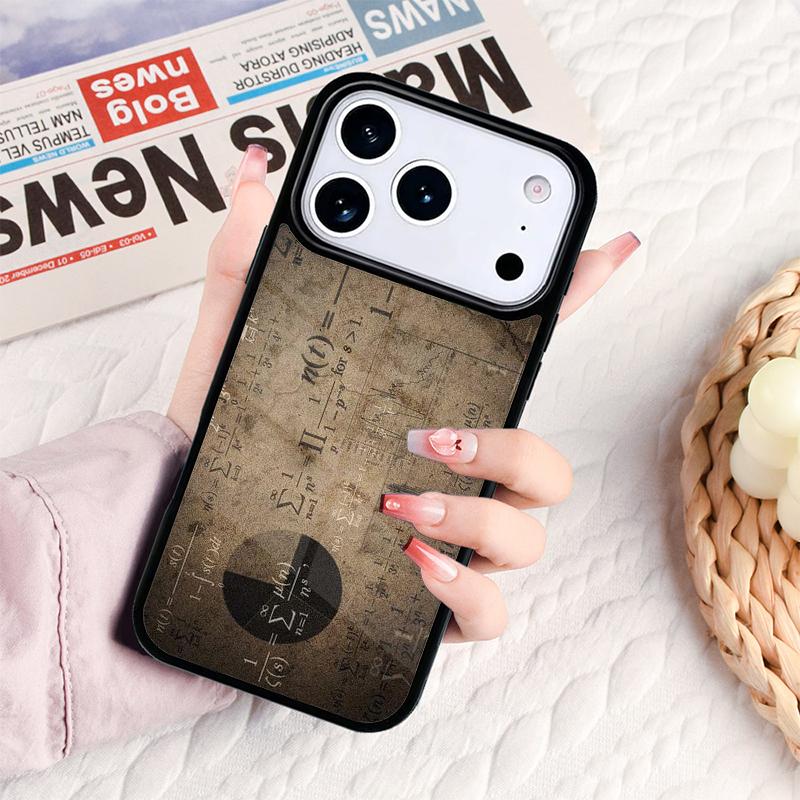 Math Formulas of Rubber Equations Phone Case For IPhone 17 16e 15 14 13 12 11 Pro Max Air Mini Soft Protective Cover