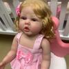 3D Skin Soft Touch Full Silicone Body 55 CM Reborn Baby Doll For Girl Birthday Gift Bath Toy