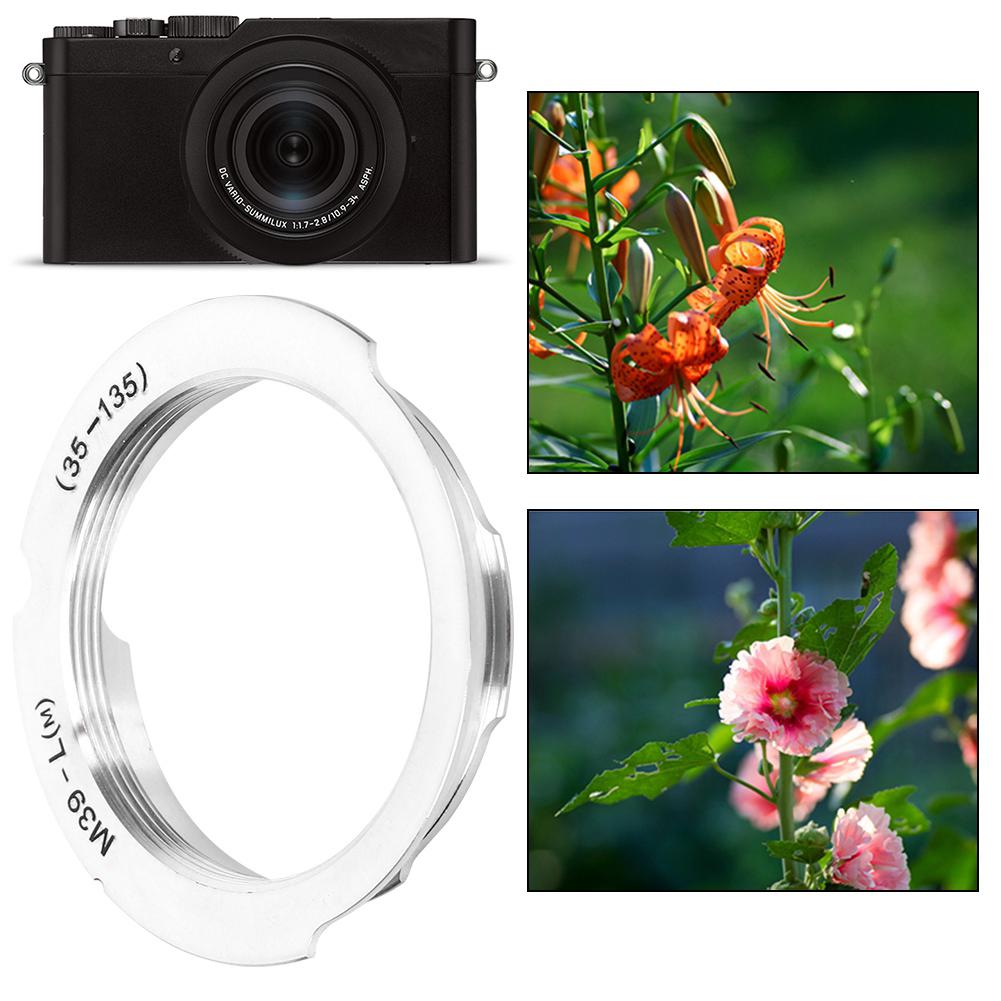 Fikaz M39‑L(M) Lens Adapter Ring for M39 Mount 35mm 135mm Lenses To for Leica M Mount Camera