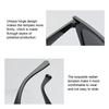 Women New Cat Eye Sunglasses Unisex Retro Square Frame Oversized Eyewear Glasses UV400 Shades Glasses Travel Eye Protection