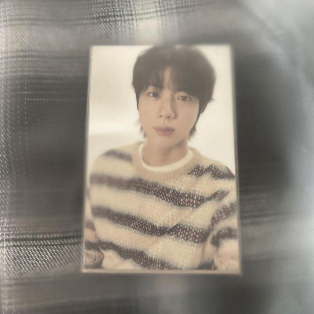 [USED] BTS RUNSEOKJIN Check Shirt, Size M