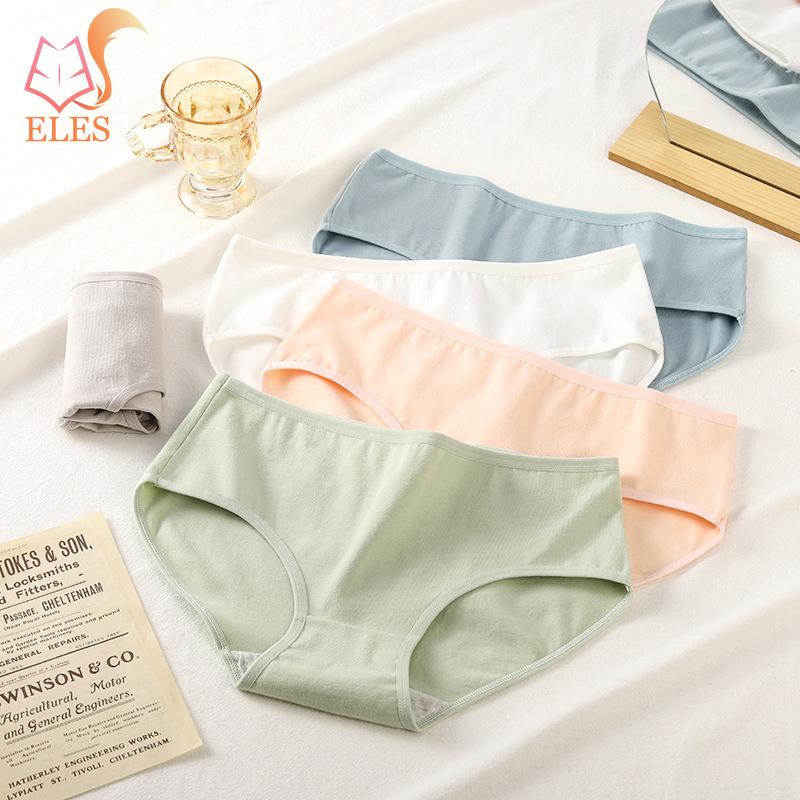 

Women s Summer Simple Underwear Panties Women s Underwear Mid-waist Seamless Breathable Cotton Bottom Crotch Briefs L чорний