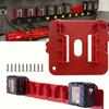 5pcs Battery Holder Battery Rack for Milwaukee M18 18V Lithium Battery Battery Dock Mount for Work Vans Shelves And Toolboxes