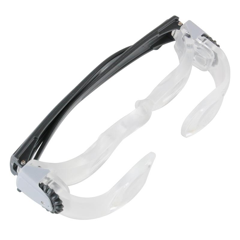 Eyeglass Style Binocular Magnifying Glasses For Reading &amp; Tv Watching, Hands-free Optical Magnifier For Hyperopia And Presbyopia