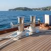 Double CrossDocking Bollard Polished Finish Cross Stainless Steel Mooring Post for