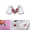 Creative Cartoon Heart Shaped Ghost Design Metal Brooch Pin For Halloween 2023 Collection