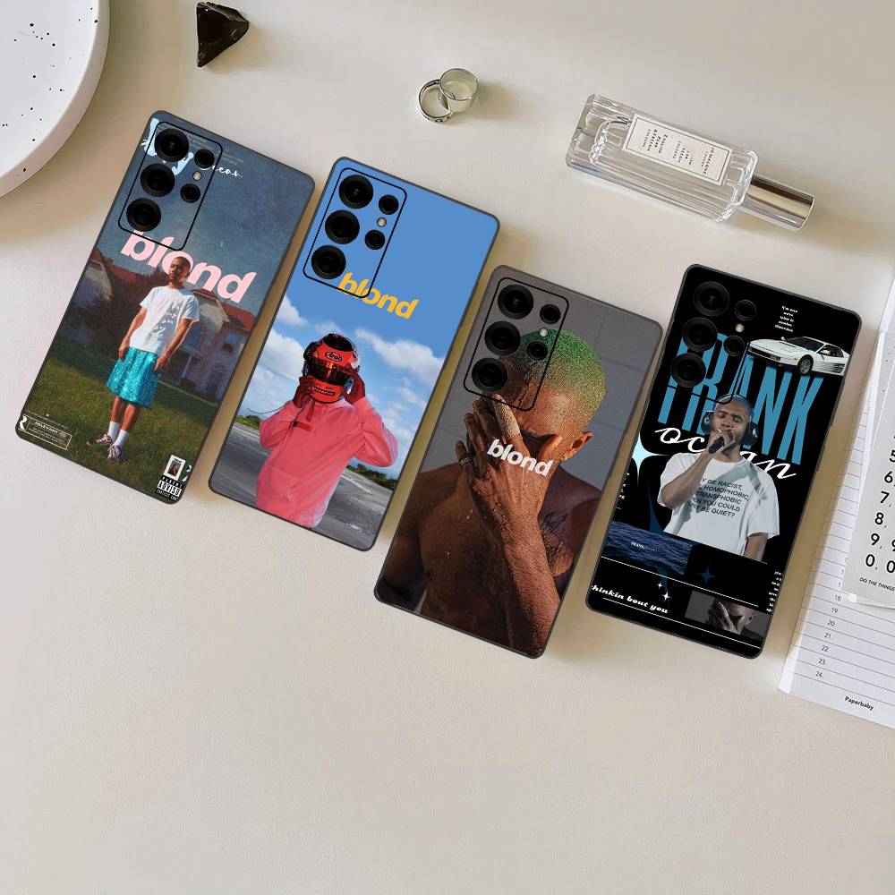 Album F-Frank O-Ocean Rap Phone Case For Samsung S 24 Fe 25 Ultra Plus 20 Lite 21 30 22 23 24 22 Ultra 5G Fundas