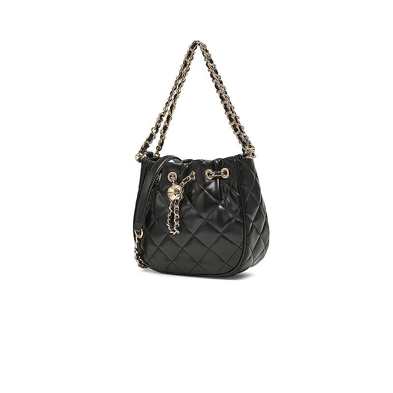 TATA Quilted Diamond Pattern Shoulder Bag F