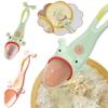 Big Mouth Dessert Spoon Hangable Funny Spoon Creative Ceramic Frog Spoon  Coffee Dessert Use