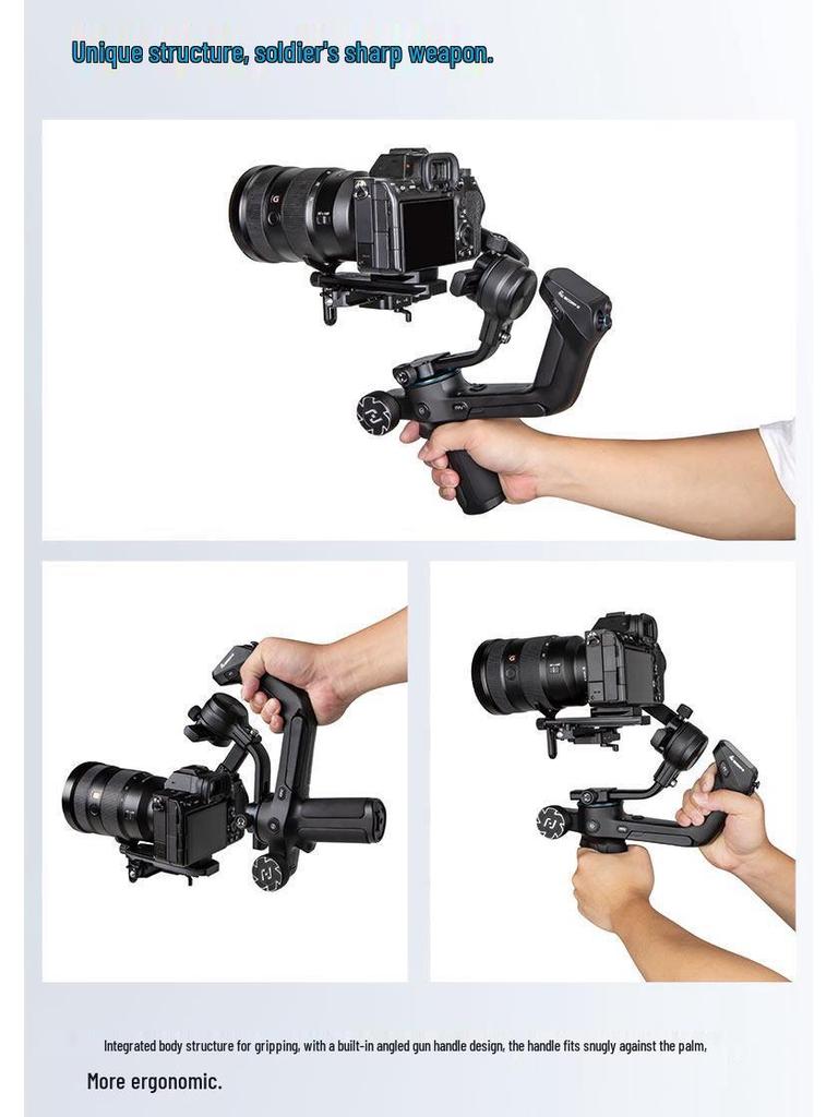 Feiyu SCORP 2nd Gen Three-Axis Camera Gimbal Stabilizer with Smart Tracking