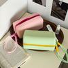 Large Silicone Makeup Bag, Multifunctional Toiletry Pouch with Hand Strap, Travel Organizer for Cosmetics,Electronics,Minimalist