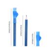 Brush Cap Simple Red,Blue,White Dressmaker Tools Water Soluble Pen Sewing Marker Fabric Pencils
