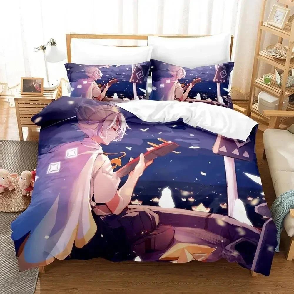 Game SkyChildren of the Light Bedding Set Cartoon Anime three-piece set Adult Kid Bedroom Duvet cover Sets 3D Print Kawaii beds