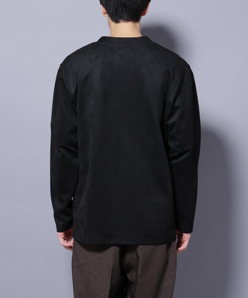 Nano Universe Wildlederimitat Topper Cardigan, Herren, XL, 043, Greige, 672-5223201