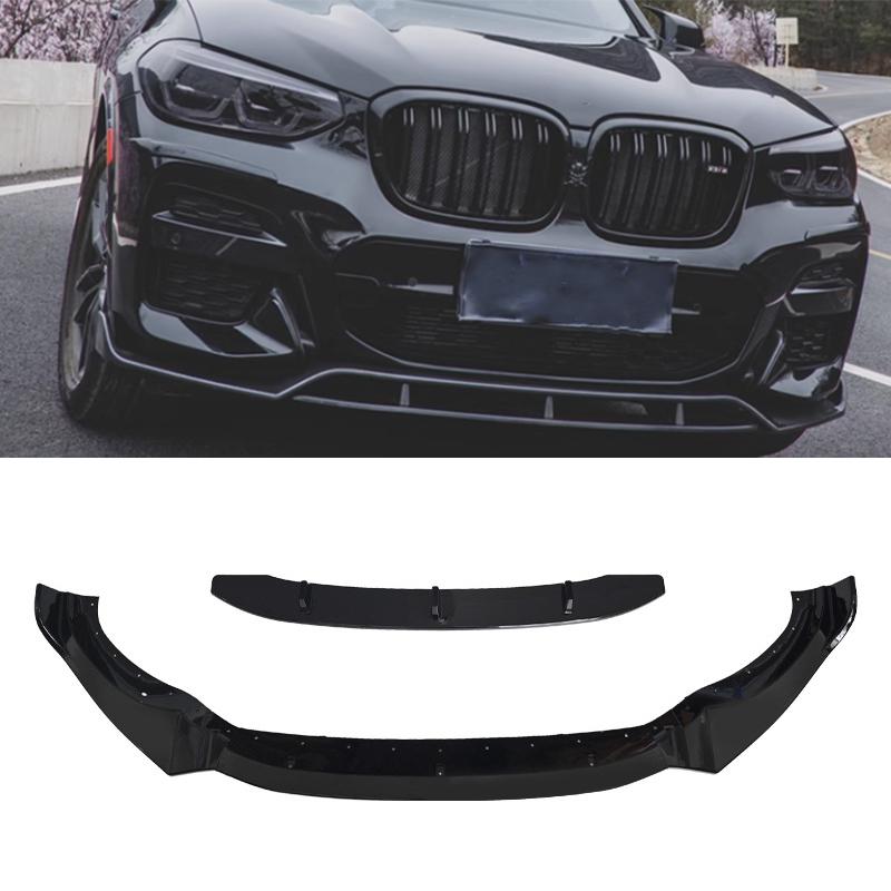 Auto Frontschürze Lippe Spoiler Diffusor Splitter Body Kit Schürzen Abdeckung Schutz Zierleiste Für BMW X3 G01 X4 G02 M Sport 2018-2021