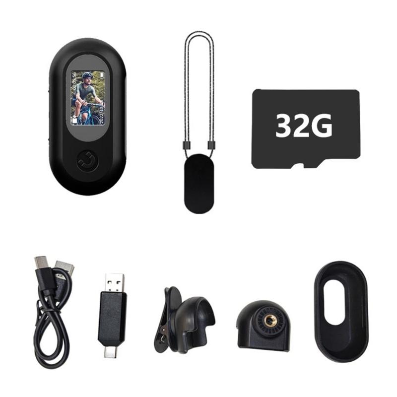1080P Portable Mini Digital Camera Lightweight Video Recorder 1080P Resolution Wearable Camera for Student Traveler