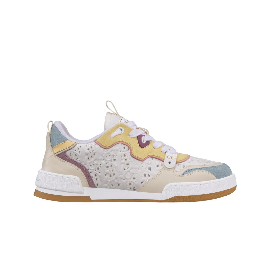 

(w) Dior One Sneaker White Oblique Perforated Multicolor Calfskin EU 39W