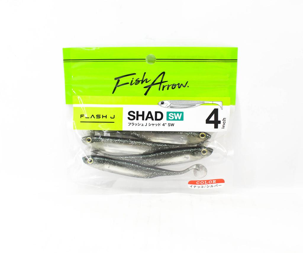 Fish Arrow Soft Lure Flash J Shad SW 4 Inch 5 Piece per pack #112 (8505)