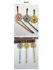 Electroplated Cylinder Pen & Flower Base Holder Set