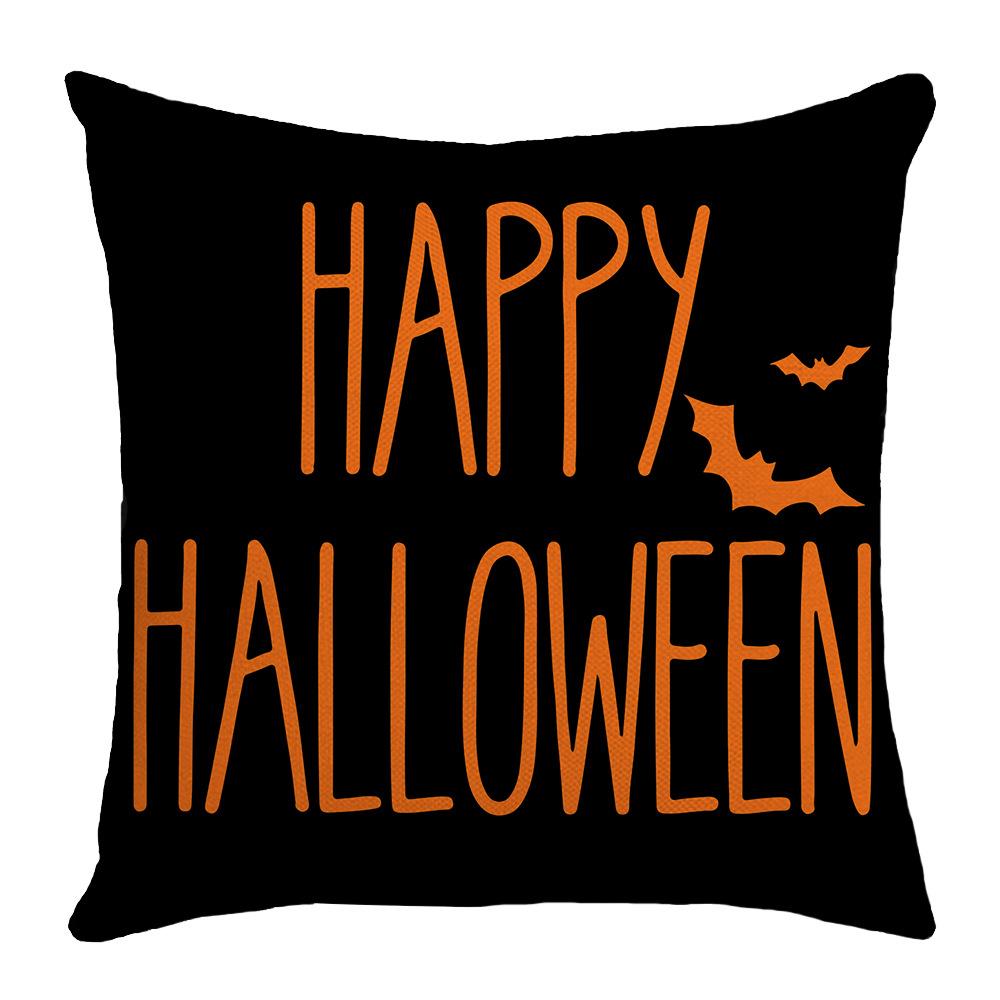 New Halloween Hot Products Pumpkin Spider Web Dining Table Indoor Outdoor Home Party Sofa Cushion Pillow