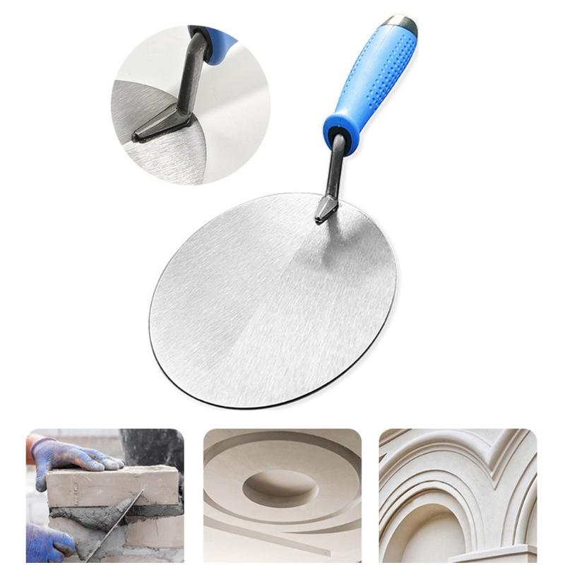 Stainless Steel Plastering Trowels Mud Boards with Thickened Designs for Long Lasting Use In Construction Floor Leveling