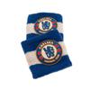 Chelsea FC Unisex bavlněný náramek pro dospělé Crest (Balení 2)