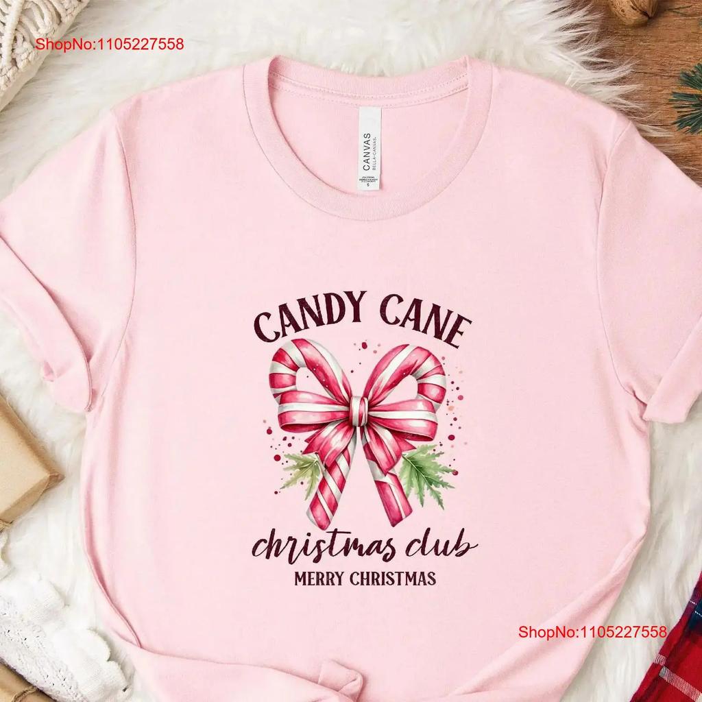 Candy Cane Christmas T Shirt Soft And Stylish Holiday Festive Design For Outfits Seasonal Cheer Vintage Homme