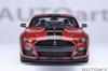 AUTOart Scale Ford Mustang Shelby GT500 Finished Product 73098 1/18 (Red/Black Stripes)