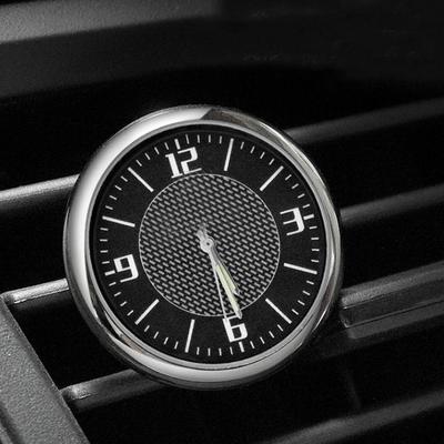 Auto Auto Fahrzeug leuchtende runde Quarzuhr Uhr Armaturenbrett Luftauslass Dekor