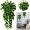 Artificial Persian Grass Vine Hanging Plants Fake Fern Greenery Garland for Wall Decor Indoor Outdoor UV Resistant Home Office