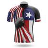 American Flag Texas Cycling Jersey Set Summer USA Clothing Road Bike Shirts Suit Bicycle Bib Shorts MTB Wear Maillot Ropa