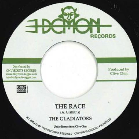 7inch Record GLADIATORS - Race / Version OR110 Demon/Onlyroots 1973 France Reggae, Ska & Dub Used
