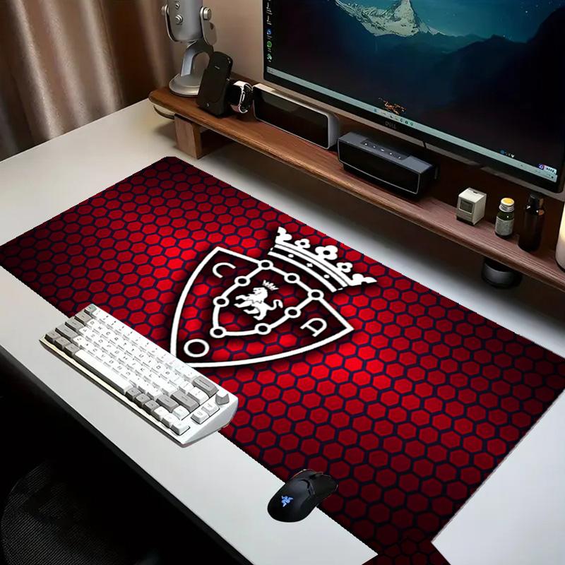 FC Osasuna Golden Lion Mouse pad Office Desk Mat, Gaming Mouse Pad Mousepad, keyboard pad,Heavy-Duty Non-Slip Rubber Backing, Gift