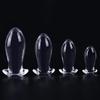 Orirya Anal Plug Anal Development Soft TPE Transparent Egg Shape Anal Goods Anal Stopper for Women Adult Goods for Men Anal Plug SM Goods Anal Plug