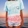 Trendy Kids Cotton T-shirt For Summer 2024 Stylish Tie Dye Design For Boys And Girls