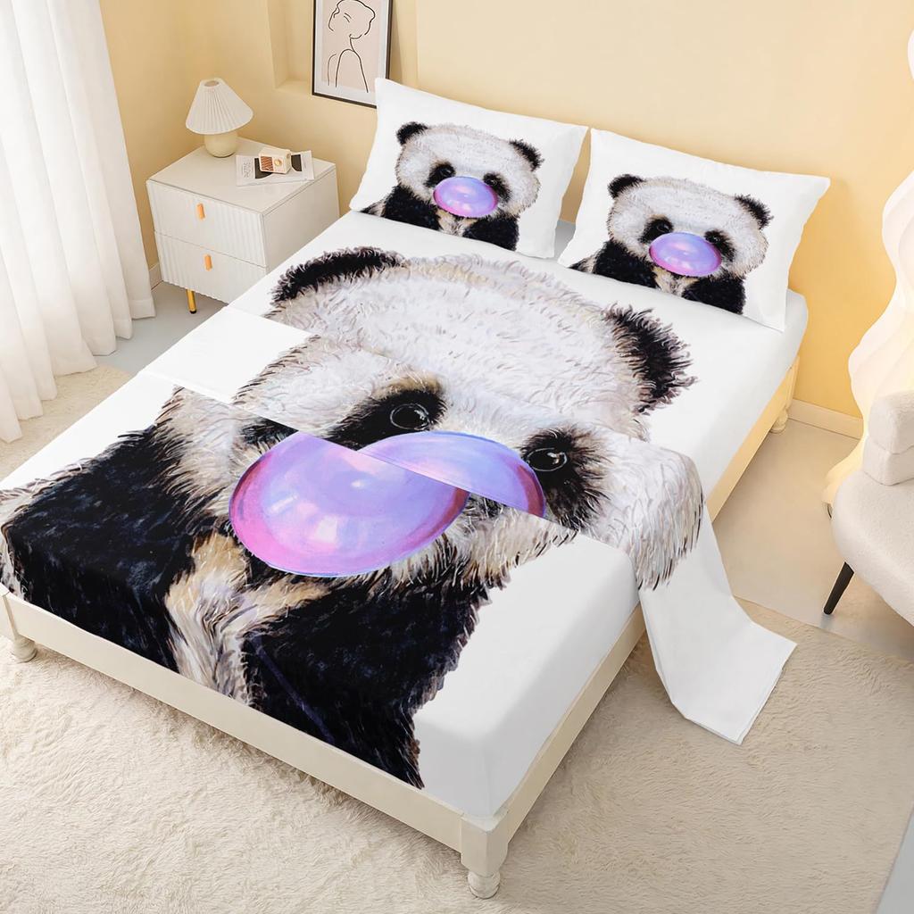 Excavator Mattress Bed Sheet Four-piece Set Boys Excavator Bedding Set Bedroom Room Decoration