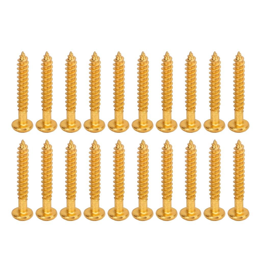 20 Pcs Pickup Mounting Screws Metal High Strength Replacement Electric Guitar Bass Pickup Screw
